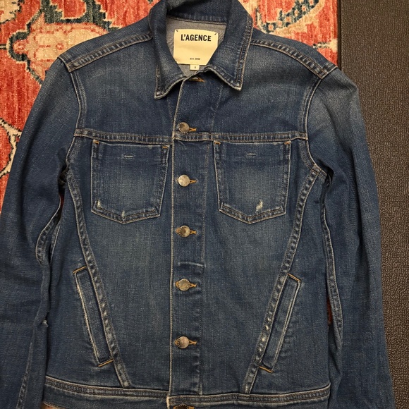 L'Agence Classic Jean Jacket - Picture 1 of 5